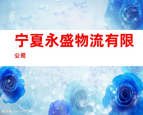 宁夏永盛物流有限公司